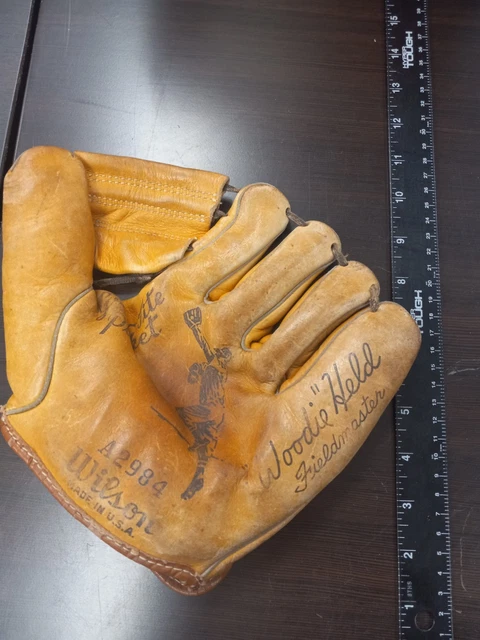 SINGLE VINTAGE WILSON Baseball Glove PicClick CA