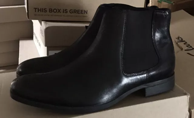 CLARKS GILMORE CHELSEA Men s British Black Leather Boots Size UK 7.5 G EUR 41.5. 45.99 PicClick UK
