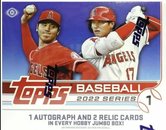 2022 Topps Series 1 Baseball Factory Sealed Jumbo HTA Box