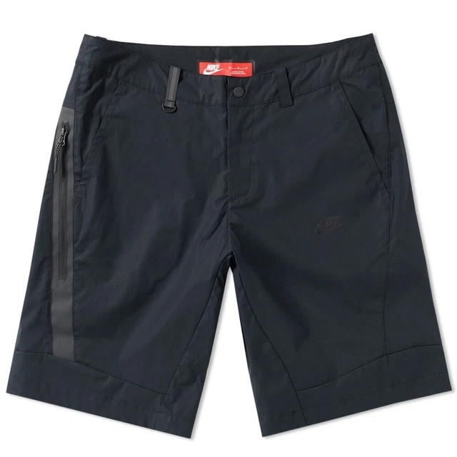 NIKE SPORTSWEAR BONDED Men s Shorts 823365 010 Black Size M Waist