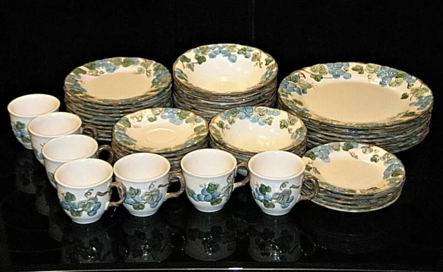 MCM Poppy Trail by Metlox "Sculptured Grape" Dinnerware from $2.79 per piece MCM Poppy Trail by Metlox "Sculptured Grape" Dinnerware from $2.79 per piece