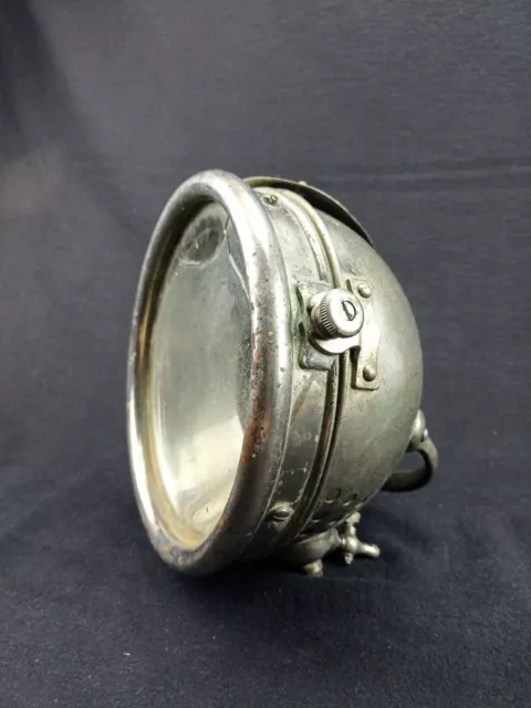 Ancien phare projecteur LUCIDUS acethylene moto 1920 1930 cyclecar automobilia