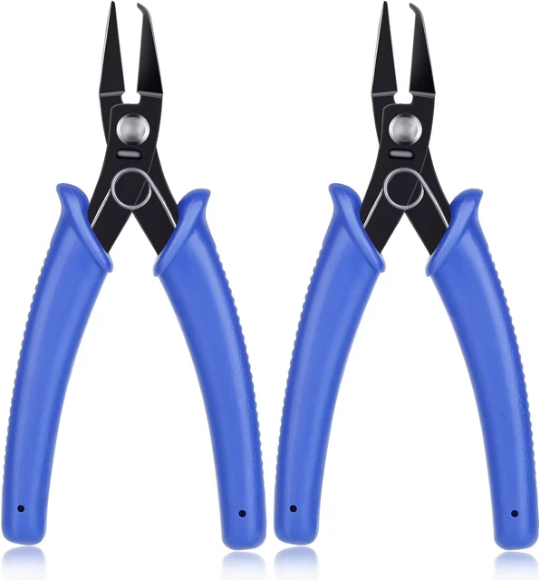 Split Ring Pliers for Jewelry Making, Evatage 2Pcs Jump Ring Opening Pliers for
