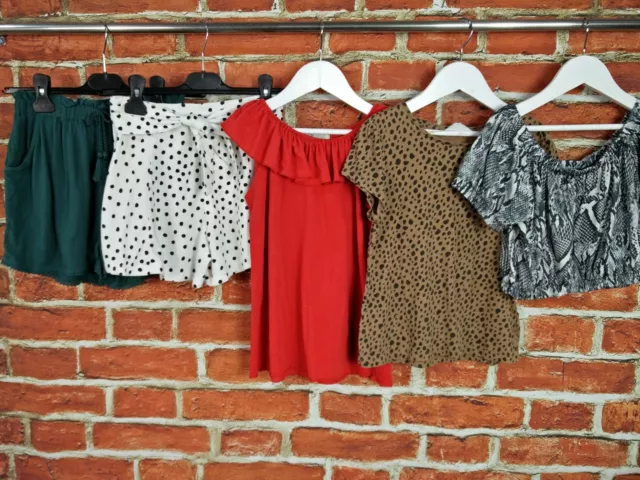 GIRLS BUNDLE AGE 9-10 YEARS NEXT ZARA etc SHORTS TOP ANIMAL PRINT SUMMER 140CM