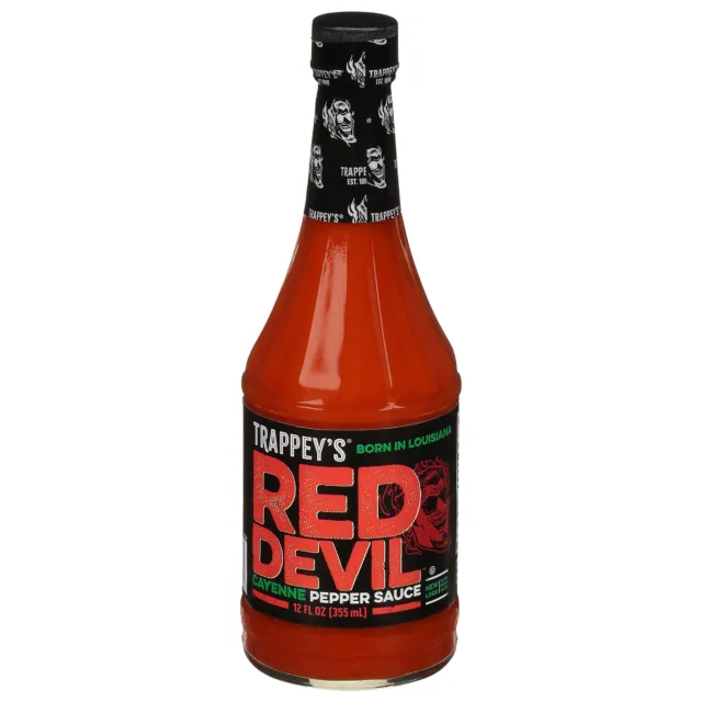 Trappey's Red Devil Sauce Hot 12 Ounce