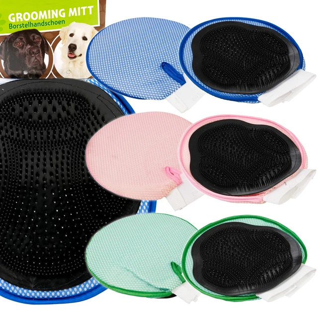 Cat Dog Pet Grooming Mitt Hair Massage Brush Glove Fur Cleaning Ergonomic Comb
