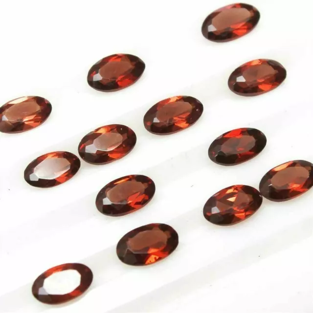 Wholesale Lot 5x3mm Oval Facet Malaya Umbalite Garnet Loose Calibrated Gemstone