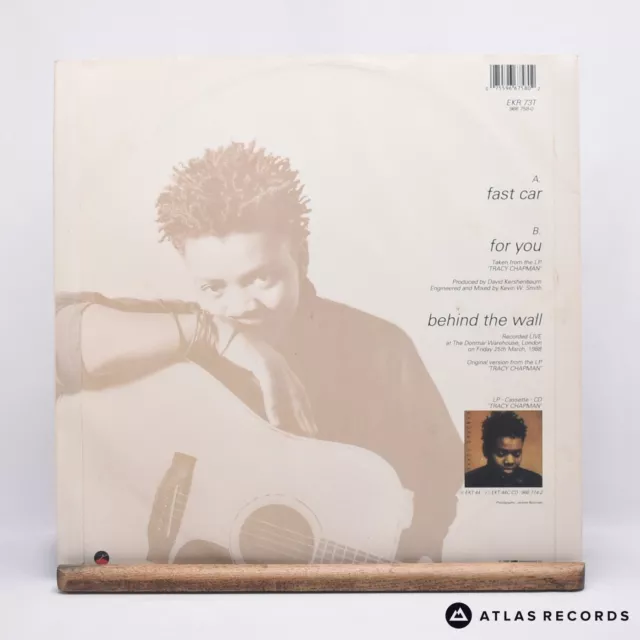 Tracy Chapman Fast Car A1 B1 12" Single Vinyl Record EKR 73T Elektra - VG+/VG+ 3