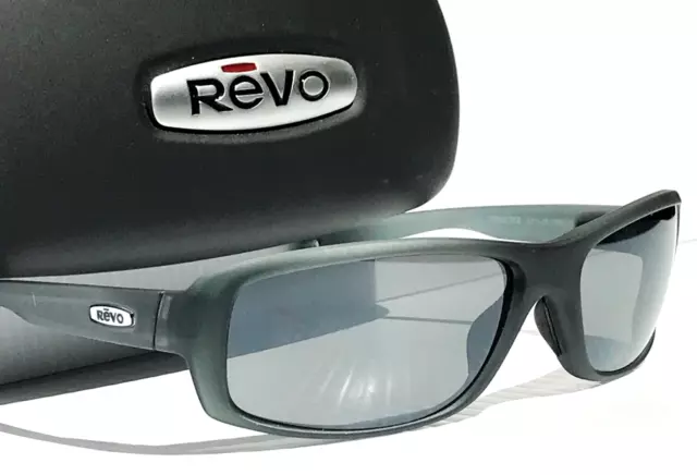 NEW Revo CONVERGE Matte Grey Crystal POLARIZED Grey Lens Sunglass 4064 00 GY