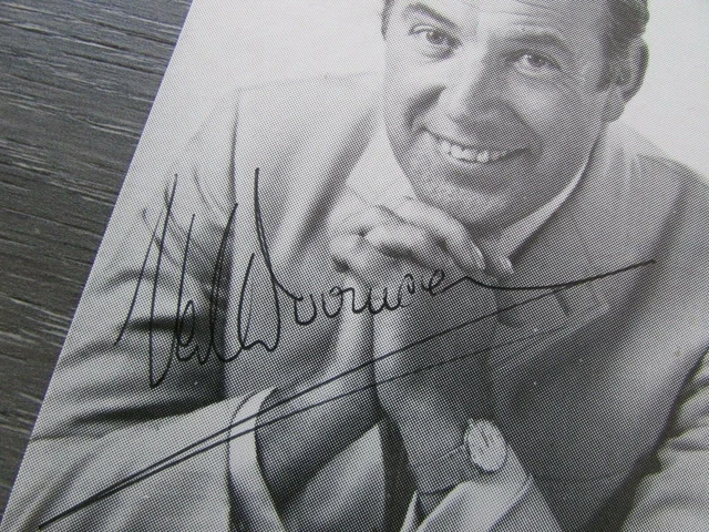 Val Doonican Irish 1960's Singer Early Original Hand Signed Promotional Photo 2