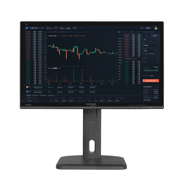HANNS.G HP245HJB 24" Inch Monitor LCD Full HD Monitor - HDMI DVI VGA AUDIO