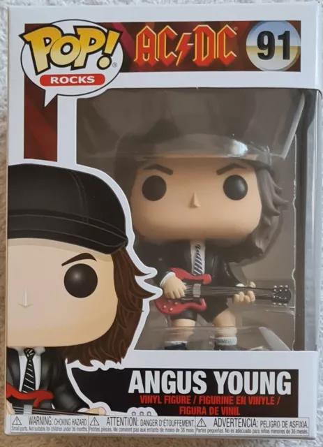 Tolle Funko POP Rocks 91 Angus Young von AC/DC   Neu OVP