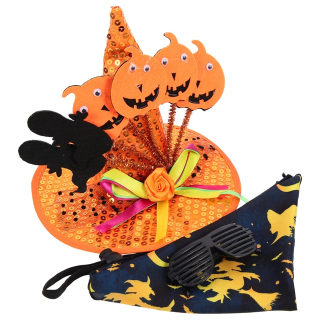 1 Set Festival Cat Bandana Dekorative Katzenhut Halloween Cat Kostüm Katzenverso