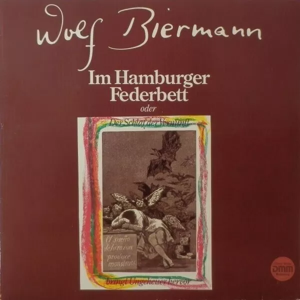 LP Wolf Biermann Im Hamburger Federbett TEXTURED COVER NEAR MINT Musikant