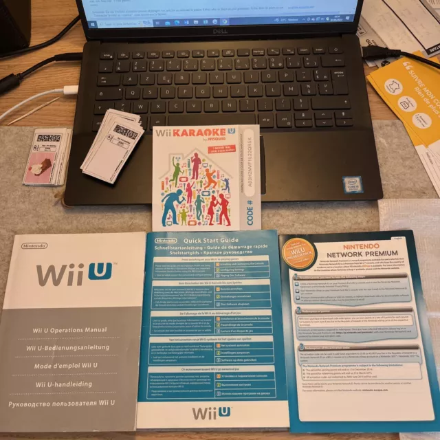 Notice Livret Manuel Mode D’emploi Console Nintendo Wii U Sachet D’origine