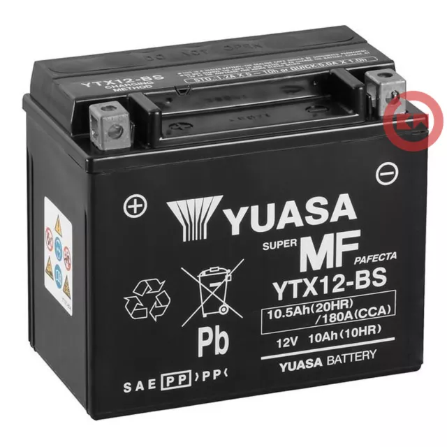 Batteria Originale Yuasa Ytx12-Bs Triumph Speed Triple Abs 1050 2011-2016