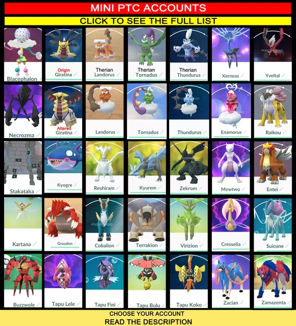 Compte Pokemon Go Legendaire À VENDRE! - FR