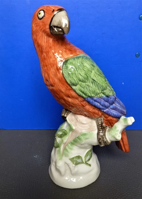 Porzellan Figur Vogel Ara v Nymphenburg top