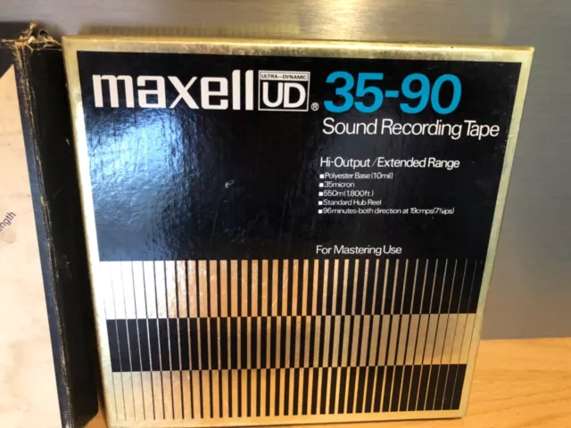 TDK/ MAXELL 2 boites de bandes de magnetophone/sound recording tape 3
