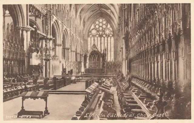 PC50697 Lincoln Cathedral. Choir East. Frith. No 34842A