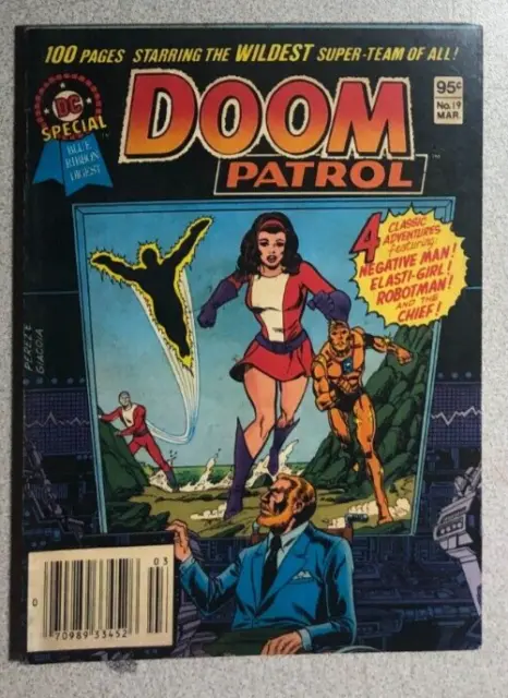 DC SPECIAL BLUE RIBBON COMICS DIGEST #19 (1982) Doom Patrol VG+/FINE-