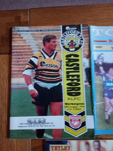 4 - Workington Rugby League  Programs (1994) + Supporters Club Year Book