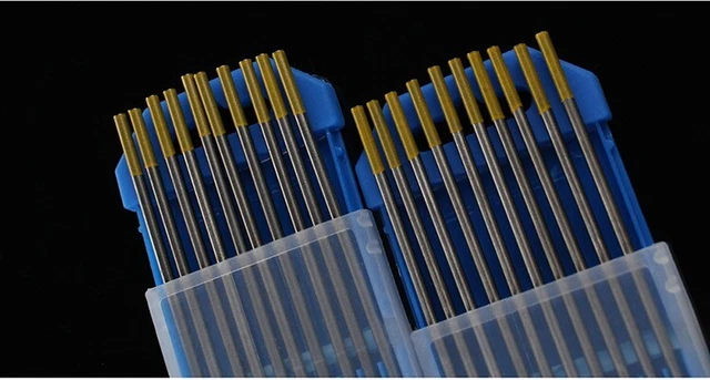 Elettrodo industriale tungsteno 6/2 attrezzatura acciaio inox oro saldatura
