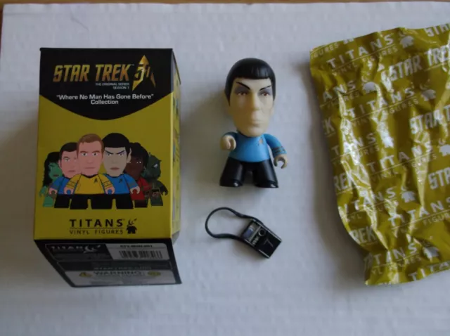 Titans 3" Vinyl Figure Star Trek The Original Series MR SPOCK - POSTFREE UK