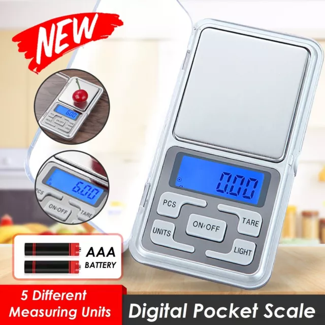 Mini Scales Pocket Scales Digital Scales 500/0.01g Balance Gram Gold Jewellery
