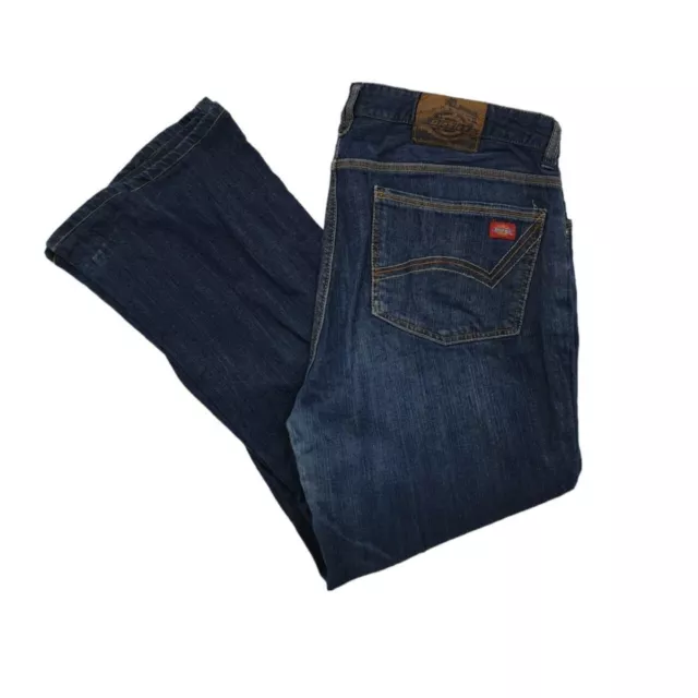 DICKIES DENIM JEANS WOMENS BLUE i16