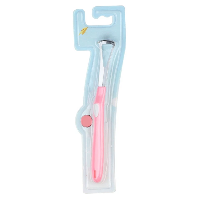 Limpiador de lengua de acero inoxidable higiene oral cepillo de dientes herramientas cuidado oral