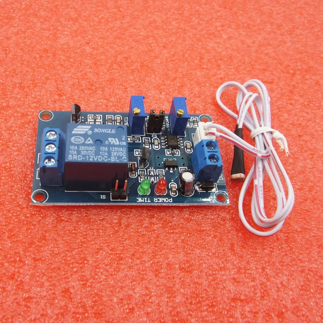 LIGHT DETECT SENSOR 12V photoresistor relay module with light control £