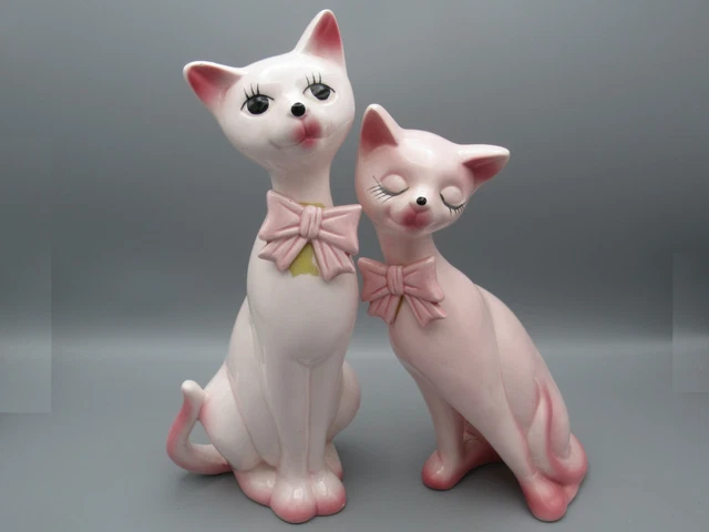 Deux chats jaunes en céramique | Émile GALLÉ | vente en ligne art | artprice