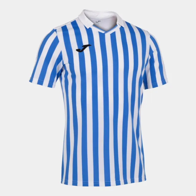 Joma Copa II Short Sleeved  Football Shirts Royal/White Adult Large