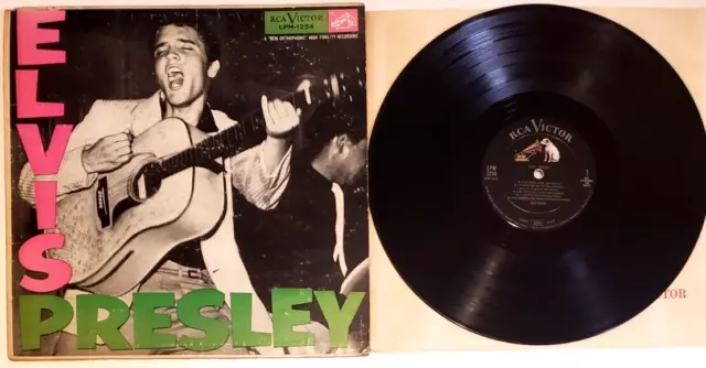 Elvis Presley  Self Titled Mono 1956 LP RCA Victor – LPM-1254
