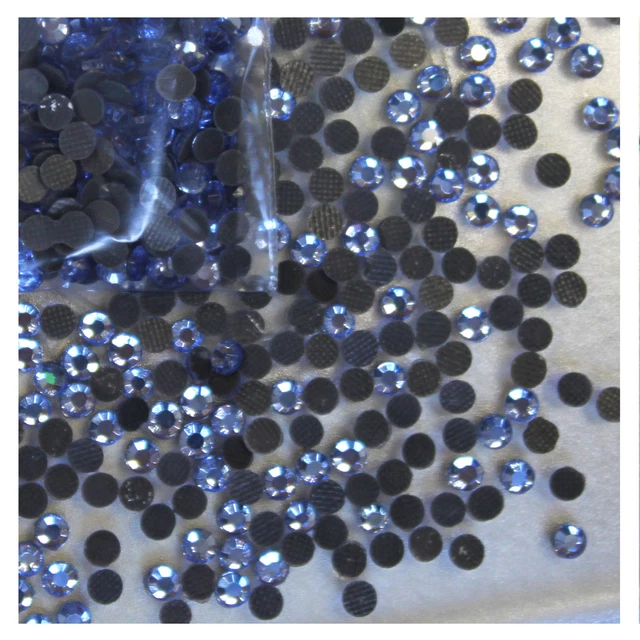 Strass LIGHT SAPHIR 500 ex mélange s6+ s10+ s16+ s20 HOT FIX RHINESTONE mixed