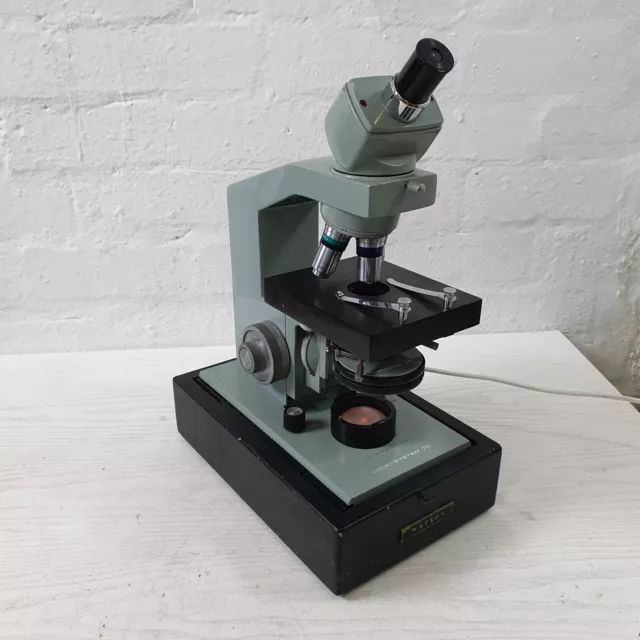 Watson Microsystem 70 Phase Contrast Microscope With 4 Objectives -S71