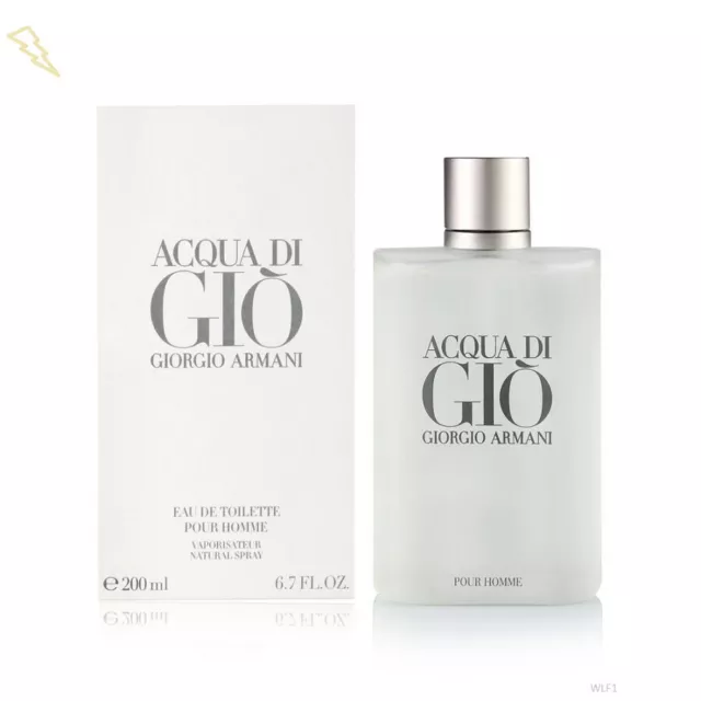 Giorgio Armani Acqua Di Gio 6.7oz / 200ml Men's Eau de Toilette Spray Brand New