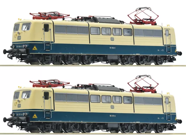 Roco 70408 Set BR 151 oz/bl (2) DB IV 1:87(H0) Sound NEU/OVP