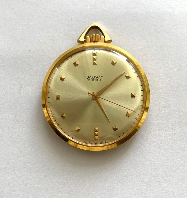 Orologio Da Tasca Stile URSS Con Catena: Quadrante Numeri Romani, Movimento Al Quarzo, Regalo Vintage