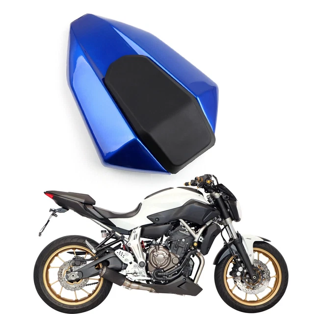 Housse siège arrière moto capotage Pour 2013-2017 YAMAHA MT-07 FZ-07 FZ07 Blu AF