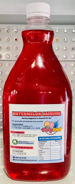 NEW Slushie Syrup - Watermelon Daiquiri 2 litres