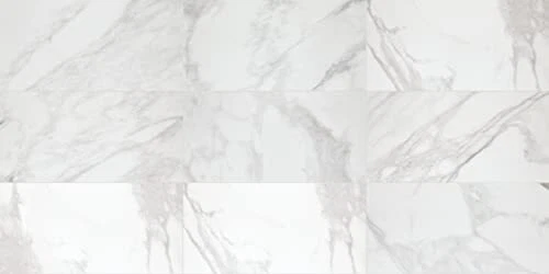 Perpetuo 12" x 24" Glazed Ceramic Flat Wall Tile in Satin Brilliant White (8 ...