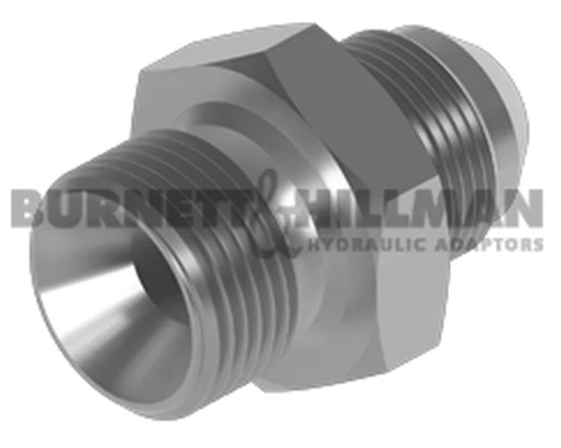 Burnett & Hillman Hydraulique Bsp 1cm Mâle X Jic 1.3cm Adaptateur Mâle 01110