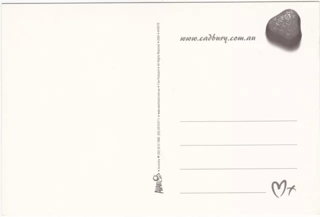 V06401b Australia Avant Card #6401b Cadbury Chocolates postcard 2
