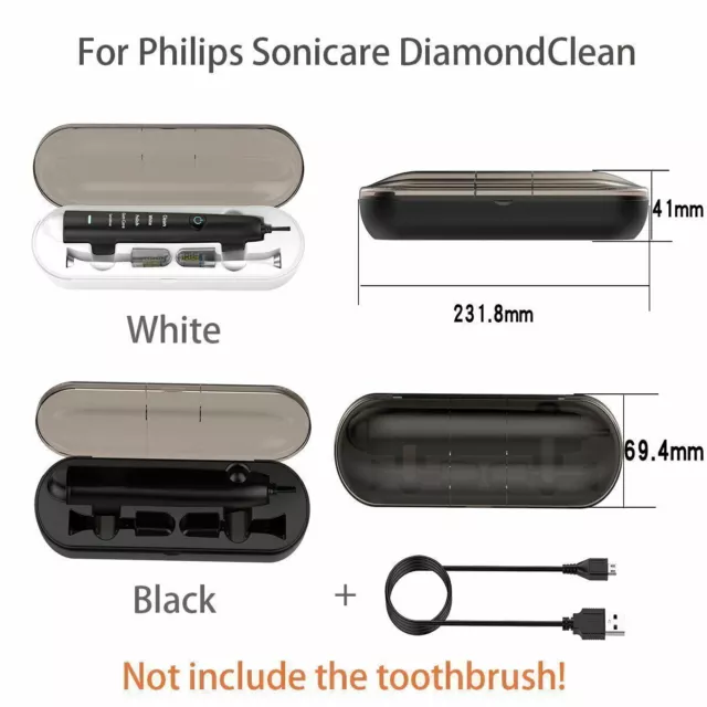 Charging Dock Storage Case for Philips Sonicare DiamondClean Electric Toothbrush
