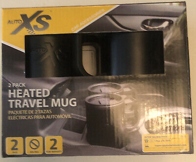 Heated Travel mug, 2 pack new in box Auto XS