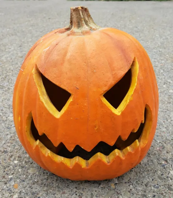 Vintage Jack O' Lantern Foam Pumpkin Halloween Spooky Decor