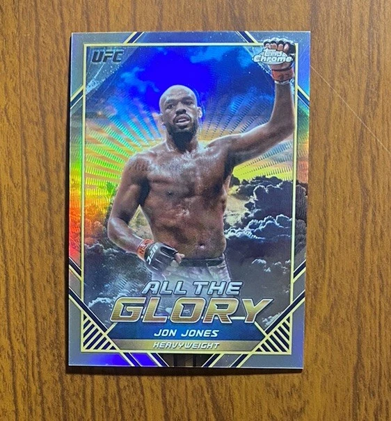2025 TOPPS CHROME UFC JON JONES All The Glory Insert ATG4 SSP 39.99