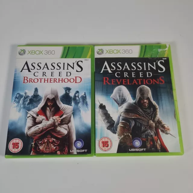 Assassins Creed Revelation & Brotherhood Bundle Xbox 360 Video Game 1xManual PAL